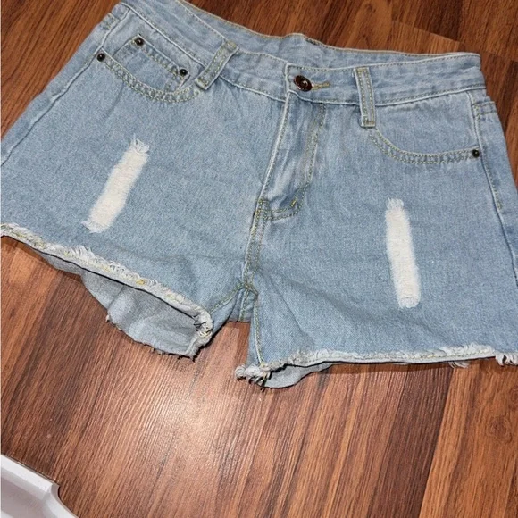 Denim Blue Women's Shorts - Picture 1 of 2